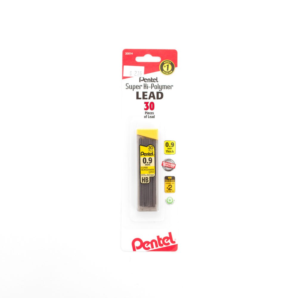 Pentel, Lead, Refill, 9mm, 30 count